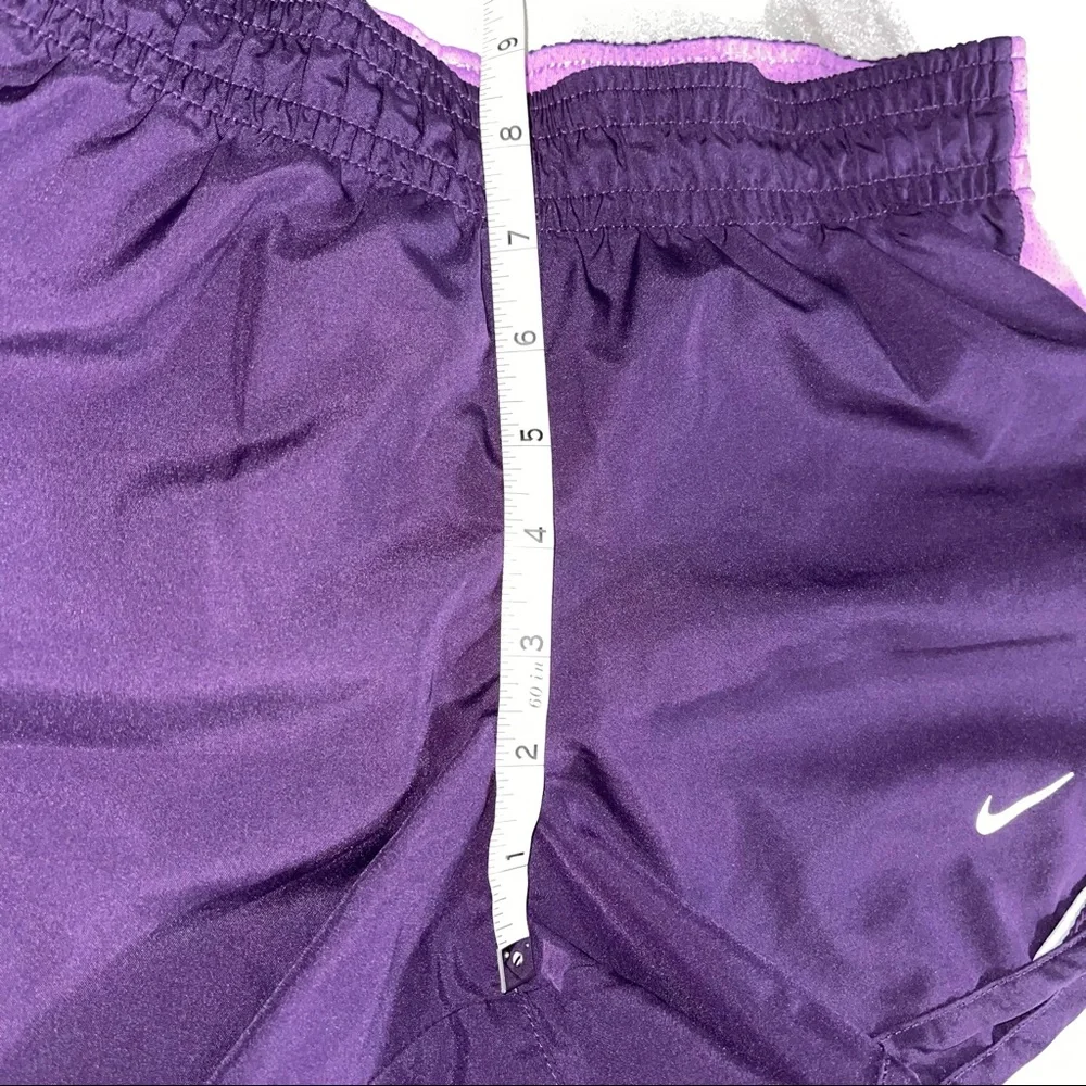 Nike dri-fit gym exercise running purple short shorts size XS